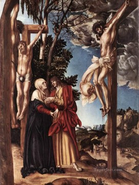  Luca Lienzo - Crucifixión Renacimiento Lucas Cranach el Viejo